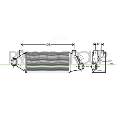 Billede af PRASCO FD910N003 Intercooler