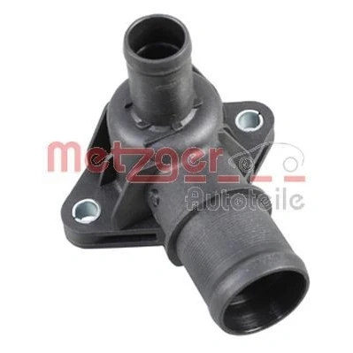 Billede af METZGER 4010193 Kølemiddelflange plastik Motorblok uden pakning PEUGEOT: 206 Hatchback, 307 Stationcar, CITROËN: C3 I Hatchback