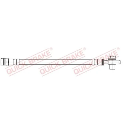 Billede af QUICK BRAKE 50.095X Bremseslange 255 M10x1 SKODA: Octavia 2 Combi, II Hatchback, Superb Stationcar, VOLKSWAGEN: Polo V GOLF 6
