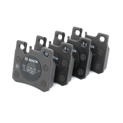 Billede af BOSCH 0 986 490 260 Bremseklodser Low Metallic med anti knirke plade, monteringsvejledning MERCEDES BENZ: E klasse Sedan, W124 Sedan