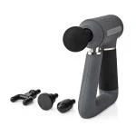 Billede af Nedis Sportsmassage Pistol Batteri Indbygget Lithium Ion Opladningsbar 6 massage typer USB Kabel Grå