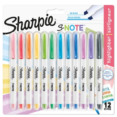 Billede af Sharpie 1x12 Creatie Marker S Note 12 colours Skriveartikler