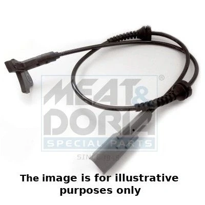 Billede af MEAT &amp; DORIA 90594E ABS Sensor højre foraksel, venstre foraksel Hall princip 2 polet 645mm PEUGEOT: 308 I SW, 3008 I, 307 Stationcar