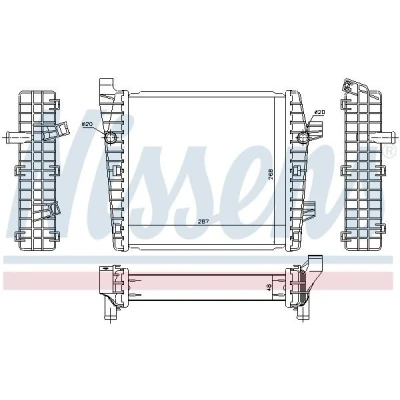 Billede af NISSENS 65320 Lavtemperaturkøler, intercooler