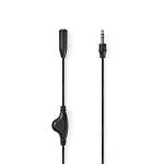 Billede af Stereo Audio kabel 3.5 mm Hanstik Hunstik Nikkelplateret 1.00 m Runde Sort Box