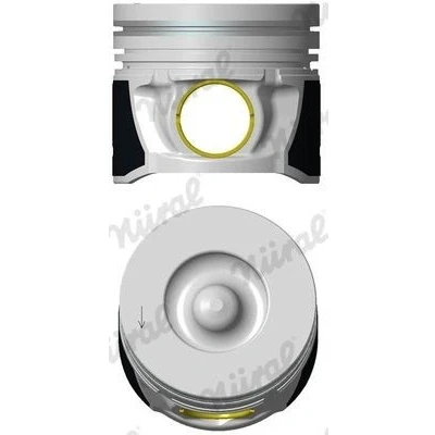 Billede af NÜRAL 87 430400 10 Motor Stempel 83 med bøsning til bolthul, kølekanal, stempelringholder, Trapez plejlstang HYUNDAI: i30 I Hatchback