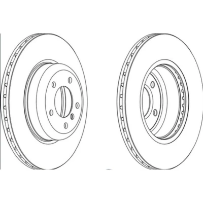 Billede af VAICO V20 80018 Bremseskiver foraksel 348 30 5 120 ventileret Original Quality BMW: Z4 Roadster