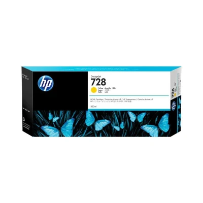 Billede af HP 728 gul blækpatron 300 ml F9K15A original