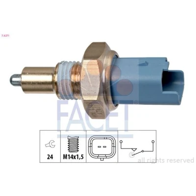 Billede af FACET 7.6271 Kontakt, baklygte Made in Italy OE Equivalent DACIA: Duster SUV, RENAULT: Clio 4