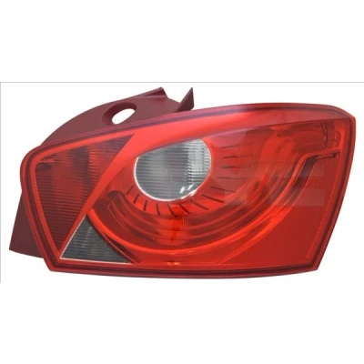 Billede af TYC 11 12299 01 2 Baglygter højre Rød uden lampeholder SEAT: Ibiza 4