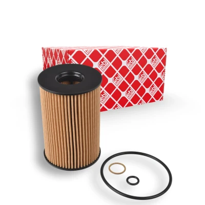 Billede af FEBI BILSTEIN 108982 Oliefilter med tætningsring pakning Filterindsats BMW: 5 Sedan, Touring, X5