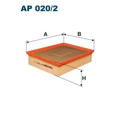 Billede af FILTRON AP 020/2 Luftfilter 58 188 240 Filterindsats OPEL: Vectra B Sedan