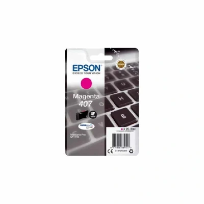 Billede af Epson 407 magenta blækpatron 20,3 ml C13T07U340 original