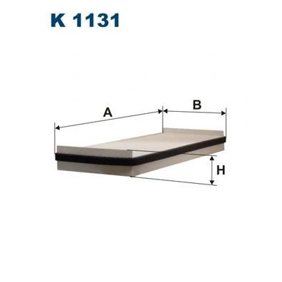 Billede af Filter, indvendig luft FILTRON K 1131