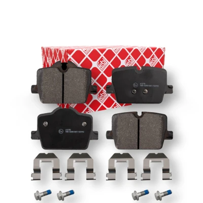 Billede af FEBI BILSTEIN 173772 Bremseklodser bagaksel Forberedt til slidindikator med add on materiale BMW: 3 Sedan, Touring