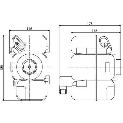 Billede af MAHLE ORIGINAL CRT 206 000S Ekspansionsbeholder VOLVO: V70 2
