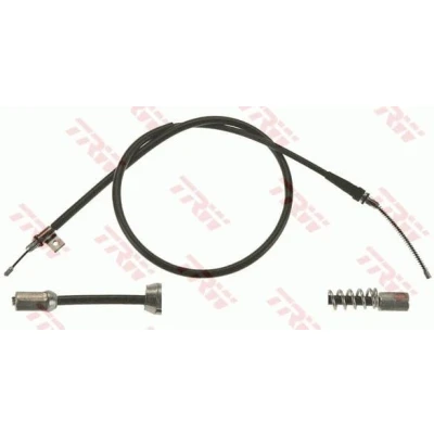 Billede af TRW GCH506 Håndbremsekabel 1604, 1387 Tromlebremse NISSAN: MICRA 3