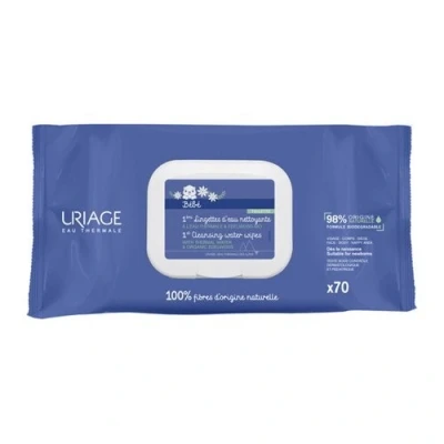 Billede af Uriage Bébé 1st Cleansing Water Wipes 70 stk
