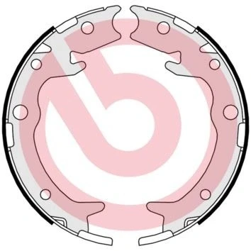 Billede af BREMBO S 28 516 Håndbremseklodser HONDA: CR V 2, FR
