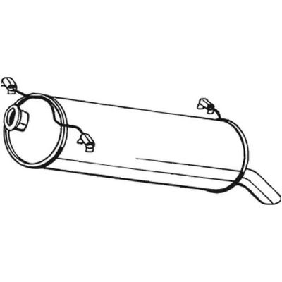 Billede af BOSAL 135 715 Lydpotte CITROËN: C3 I Hatchback, C2 Hatchback