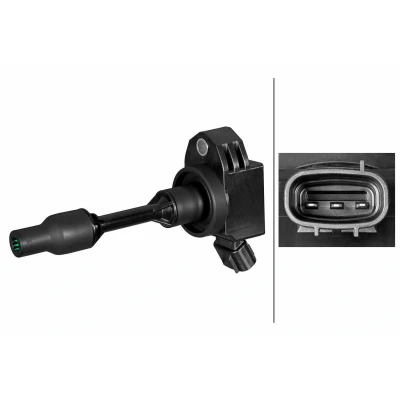 Billede af HELLA 5DA 358 290 211 tændspole 3 polet Tændrørsholder TOYOTA: Aygo, Yaris III Hatchback, PEUGEOT: 108 Hatchback