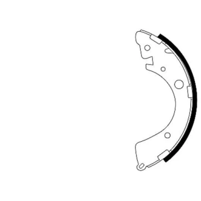 Billede af TEXTAR 91039601 Bremsebakker 200 36 uden håndbremsegreb HONDA: Civic 6 Hatchback, 7 Limousine, CRX 3