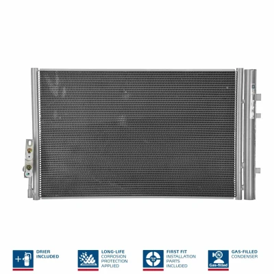 Billede af NISSENS 940226 Kondensator med tørrer Aluminium 620 R 134a BMW: X3