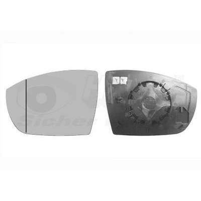 Billede af VAN WEZEL 1869837 Spejlglas venstre FORD: S Max Mk1, C 2