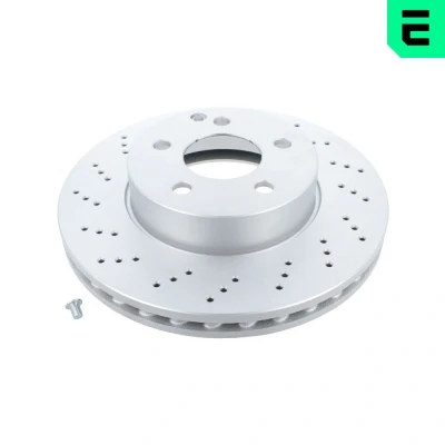 Billede af OPTIMAL BS 8248HC Bremseskiver foraksel 295 28 5/6 perforeret/indv. ventileret coatet højkarboniseret MERCEDES BENZ: C klasse T modell, Sedan