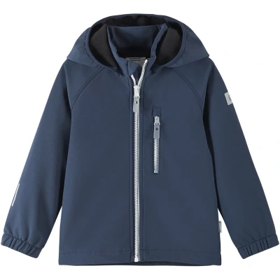 Billede af Reima Jacket Vantti Unisex Softshell jakker til børn, Størrelse: 92, Navy
