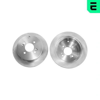 Billede af OPTIMAL BS 8590C Bremseskiver bagaksel 262 10 4/7 fuldstændigt coatet HYUNDAI: i20 I Hatchback, Getz, ACCENT 3, KIA: RIO 2