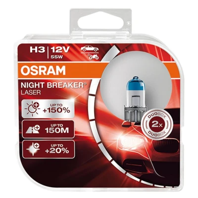 Billede af OSRAM 64151NL HCB Pære, fjernlys H3 12V 55W 3950K Halogen BMW: X5, 3 Touring, 5 VOLVO: S40 I, V70 2, S60 VOLKSWAGEN: Polo IV Hatchback