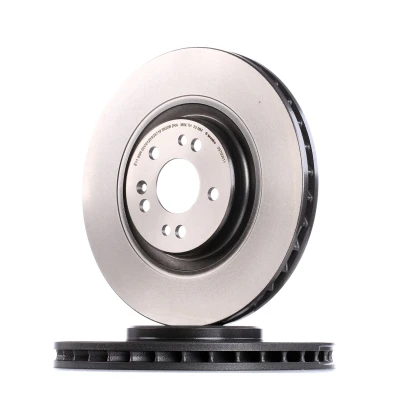 Billede af BREMBO COATED DISC LINE 09.7606.11 Bremseskiver 345 32 5 indvendigt ventileret coatet højkarboniseret med skruer MERCEDES BENZ: ML klasse