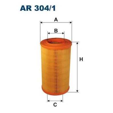 Billede af FILTRON AR 304/1 Luftfilter 235 136 Filterindsats NISSAN: Pick Up