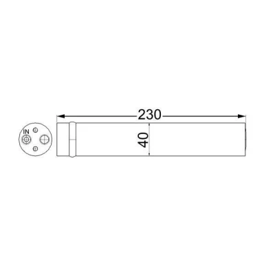 Billede af MAHLE ORIGINAL AD 63 000S Tørrer MAZDA: 2 Hatchback, 3 5
