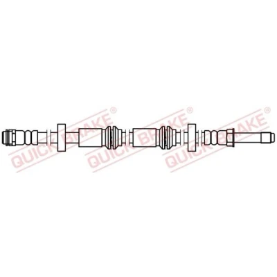 Billede af QUICK BRAKE 32.706 Bremseslange 663 M10x1