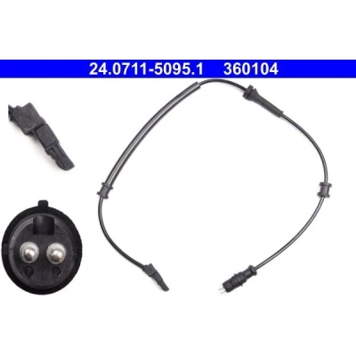 Billede af ATE 24.0711 5095.1 ABS Sensor 603 RENAULT: LAGUNA 2 Grandtour,
