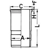 Billede af KOLBENSCHMIDT 89563110 Cylinderforing 128