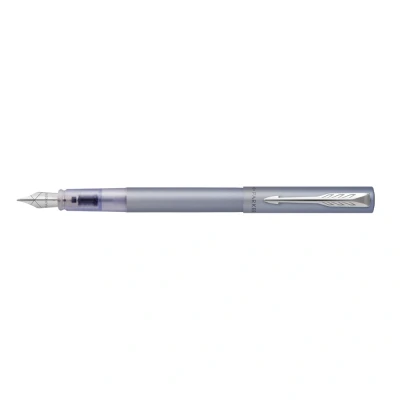 Billede af Parker Vector XL Metallic Silver Blue C.C. Fountain Pen M