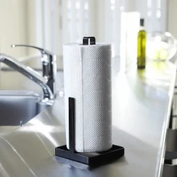 Billede af Yamazaki Kitchen Roll Holder Tower Black