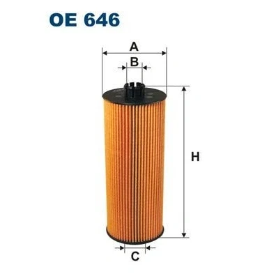 Billede af FILTRON OE 646 Oliefilter Filterindsats
