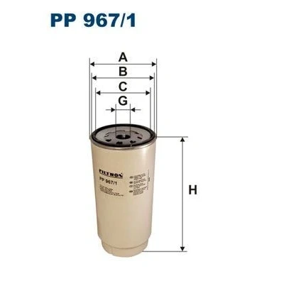Billede af FILTRON PP 967/1 Brændstoffilter Påskruet filter
