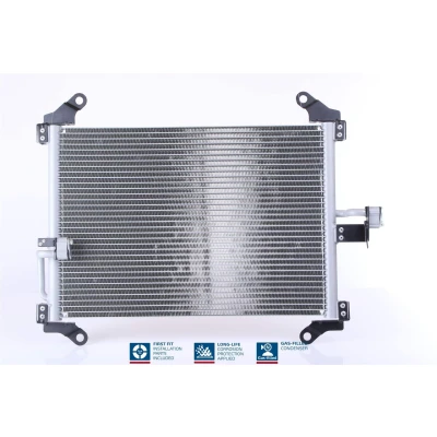 Billede af NISSENS 94700 Kondensator uden tørrer Aluminium 523 R 134a