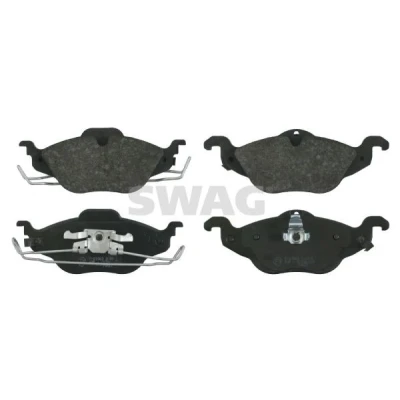 Billede af SWAG 40 91 6233 Bremseklodser foraksel med akustisk advarsel for slid OPEL: Astra G CC, Zafira A, Caravan