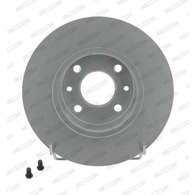 Billede af FERODO PREMIER Coat+ disc DDF066C Bremseskiver 251 10 4 fuldstændigt coatet med skruer FIAT: BRAVO 2, Stilo Hatchback