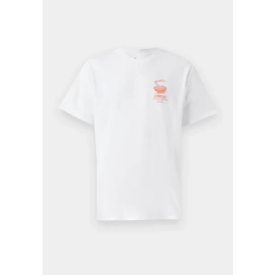 Billede af Edwin Ramen Palace Unisex Tshirts print, Størrelse: Small, White