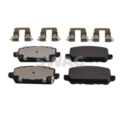 Billede af SWAG 33 10 6345 Bremseklodser bagaksel med akustisk advarsel for slid anti knirke plade HONDA: HR V II, Accord 9 Limousine