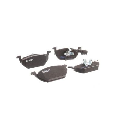 Billede af SKF VKBP 80004 E Bremseklodser Inkl. slidadvarselskontakt VOLKSWAGEN: Golf 4, 5, Polo IV Hatchback, SEAT: Leon II Ibiza 4 ST