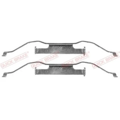 Billede af QUICK BRAKE 109 1148 Tilbehørssæt, skivebremsebelægning BMW: Z3 Roadster, 5 Sedan, 3 Touring, ALFA ROMEO: 159 Sedan