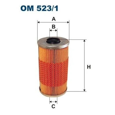 Billede af FILTRON OM 523/1 Oliefilter Filterindsats BMW: 5 Sedan, 3 Coupe, OPEL: Omega B Caravan, LAND ROVER: Range Rover 2